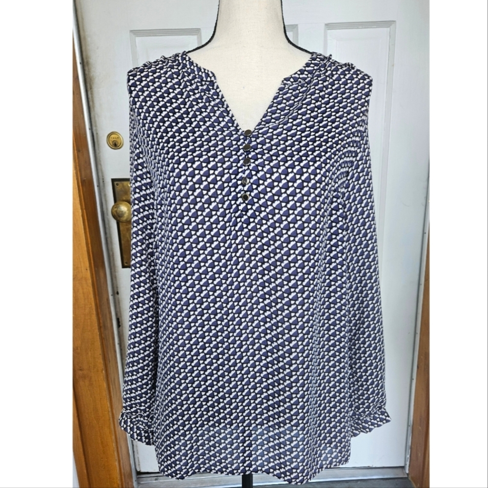 Laundry by Shelli Segal Blouse, Size Small